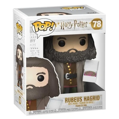 Bild av Funko POP! HP: 6&quot; Rubeus Hagrid med tårta Harry Potter Vinylfigur för samlare Presentidé Officiell Merchandise Leksaker barn och vuxna Filmfans Modellfigur