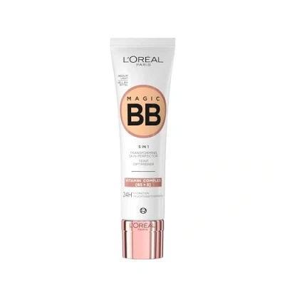 Bild av L&#039;Oréal Paris BB C&#039;est Magic Light till Medium, Blemish Balm Cream (BB Cream) för en naturligt verkande hy, fuktgivande, 30 ml