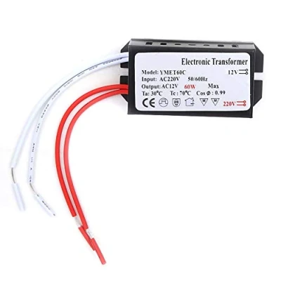 Bild av 220 V till 12 elektronisk transformator 60 W/120 W/160 W nedåtspänningsomvandlare Smart Power Supply Driver, No Noise, för dimning av segmenteringsfjärrkontrollen (60 W)