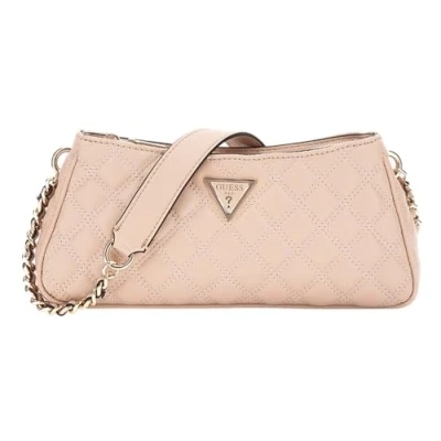 Bild av Guess Giully TOP ZIP Handväska, Storlek: One Size, Light beige