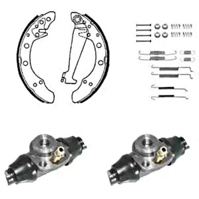 Bild av DELPHI KP849 Kit de freins, freins à tambours avec cylindre roue, accessoires VOLKSWAGEN: GOLF 3, TRANSPORTER 3 Kasten, Bus