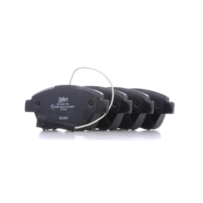 Bild av VALEO 301426 Jeu de plaquettes frein FIRST Essieu avant contact signal d&#039;usure inclus avec tôle anti bruit FIAT: Stilo 3/5 portes, Doblo I Break