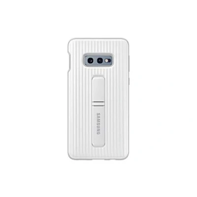 Bild av Samsung Original Galaxy S10e Skyddande Slim Strukturerad Stående Skydd/Fodral Vit