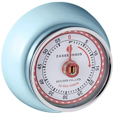 Bild av Zassenhaus Kökstimer, magnetisk, retro, 60 minuter, 7 cm, ljusblå