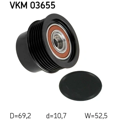 Bild av Frihjulskoppling, generator SKF VKM 03655