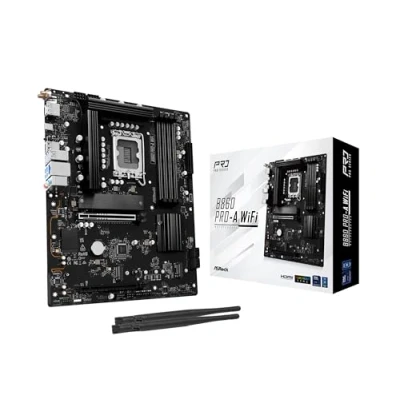 Bild av ASRock B860 Pro A WiFi Moderkort Intel LGA1851 socket DDR5 RAM ATX