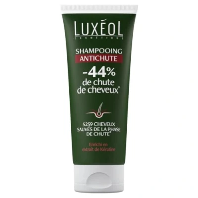 Bild av LUXÉOL schampo mot håravfall volym och glans minskar hårvård berikad med keratinextrakt 200 ml