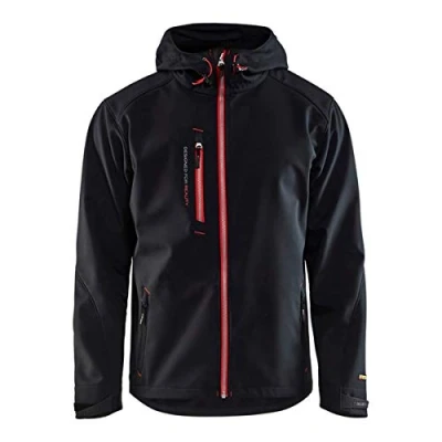 Bild av SOFTSHELLJACKA 4949 2517 SVART/RÖD XXL Beijerbygg Byggmaterial
