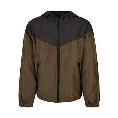 Bild av Urban Classics Windrunner Softshelljacka för barn, Storlek: 158/164, Black/darkolive
