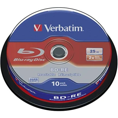 Bild av Verbatim 43694 BD RE Skivor, 25 GB, Paket med 10
