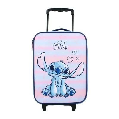Bild av Lilo &amp; Stitch vagn resväska gjord att rulla blå, Flerfärgad, M, reseryggsäckar, Medium, Reseryggsäck