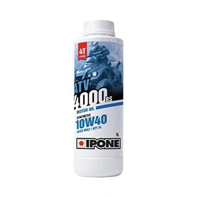 Bild av IPONE 4 taktsolja för fyrhjulingar ATV 4000 RS 10W40 1 liter halvsyntetisk olja med estrar Exceptionell Slitstyrka
