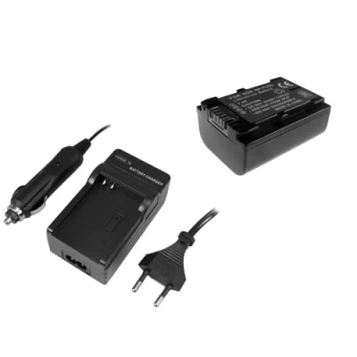 Bild av Set erbjuder högpresterande kamera litiumjonbatteri + batteriladdare med biladapter ersätter NP FV30 FV50 FV70 FV100 FV 30 50 70 100 för Sony HDR TG1 TG5 TG5/E TG 1 2 5