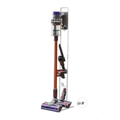 Bild av Dammsugarhållare Kompatibel med Dyson V15 V12 V11 V10 V8 V7 V6 DC45/ DC35/ DC58/ DC59/ DC62/ DC74 Golvförvaringsorganisator utan Hjul att Borra i Väggen.