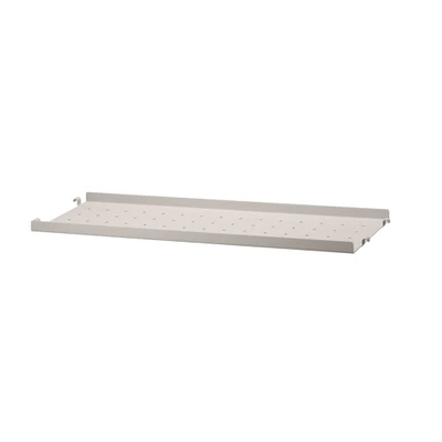 Bild av String Furniture Metal Shelf w/ Low Edge Hylla Beige 78x20x2 cm