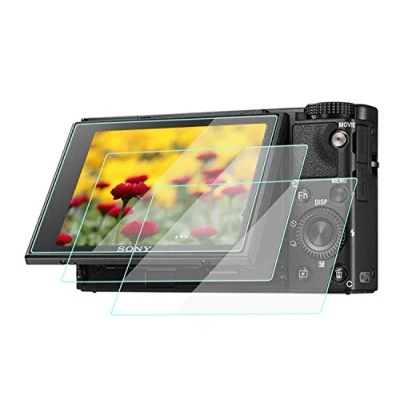 Bild av Komet ZV1 skärmskydd kompatibelt med Sony ZV 1 E10 A7C A7iii A7R2, 9H härdat glas anti skrapa bubbla damm (3 pack)