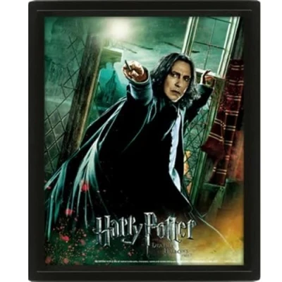 Bild av Cadre Harry Potter / Severus Rogue Les Reliques de la Mort Effet Animé 3D