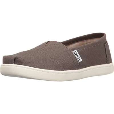 Bild av TOMS Alpargata Core unisex barn Loafer platt, Grå, 34.5 EU