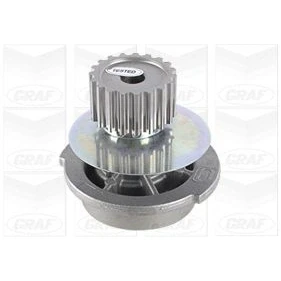 Bild av GRAF PA695 Pompe à eau 19 avec bague d&#039;étanchéité mécanique Fonte 56,25 pour transmission par courroie de distribution