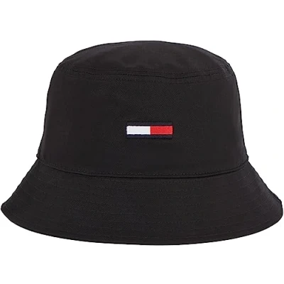 Bild av Tommy Jeans Herr Tjm Flag Hinkhatt, Svart, one size
