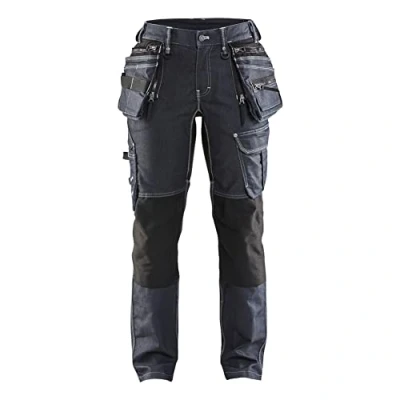 Bild av HANTVERKSBYXA 7990 1141 X1900 STRETCH DAM MARINBLÅ/SVART D23 Beijerbygg Byggmaterial