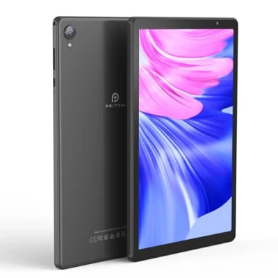 Bild av PRITOM 10&quot; Android 12 surfplatta, 2 GB RAM, 32 ROM, 6 000 mAh, expandera till 512GB, fyrkärnig processor, 10 tums surfplattor HD IPS skärm, kamera, wifi, bluetooth,
