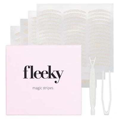 Bild av fleeky Magic Stripes ögonlocksränder för glidande lock lyftning utan OP, osynlig ögonlockstramande tejp, dubbel slip on dekal laminering (bearbetad) (mix)