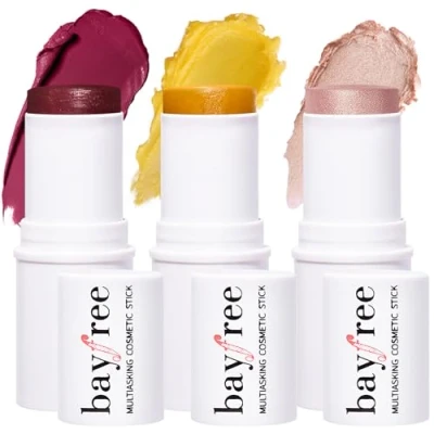 Bild av KIMUSE Multi Stick Trio Face Makeup, Långvarig &amp; Vattentät Contour Sticks Kit, Highlighter Och Bronzer för Att Betona Ansiktsdragen