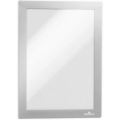 Bild av Durable 487123 inforam Duraframe A5, självhäftande magnetram, 2 pack, silver