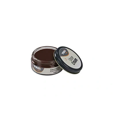 Bild av TRG The One Skyddande vaxbaserade läderskor Bitumen för skor av läder och konstläder näring, ger glans behåller färgen Shoe Cream, Choklad, 50 ml