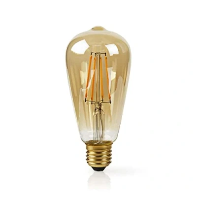 Bild av NEDIS WLAN Smart LED glödlampa (WIFILF10GDST64) E27, ST64, 5 W, 500 lm, guld
