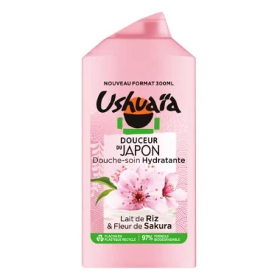 Bild av Ushuaïa Douceur du Japan duschvård rismjölk och Sakura blomma, 300 ml