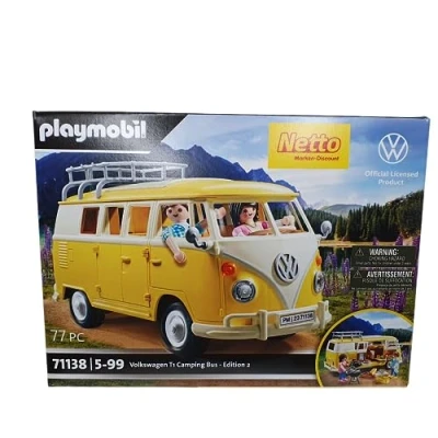 Bild av Playmobil Volkswagen 71138 T1 Camping Bus Netto Edition 2, för barn från 5 år