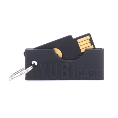 Bild av Yubicase skydd för Yubikey 5 NFC/5C NFC reptåligt fodral ingår inte (svart, USB A)