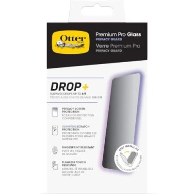 Bild av Otterbox Premium Glass skärmskydd för iPhone 15, härdat glas, avancerat repskydd, Klarar fall upp till 0,9m