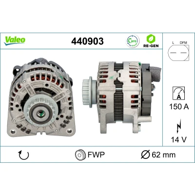 Bild av Generator VALEO 440903