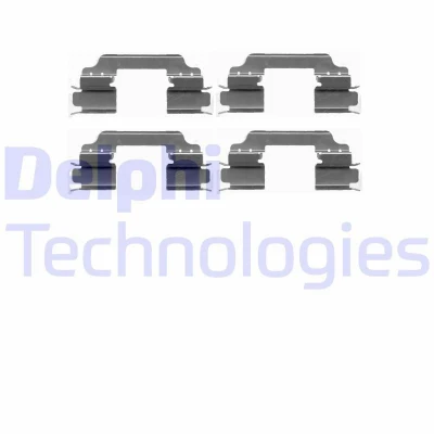 Bild av DELPHI LX0425 Kit d&#039;accessoires, plaquette de frein à disque MERCEDES BENZ: Classe C Berline, A, B, RENAULT: Kangoo II Express