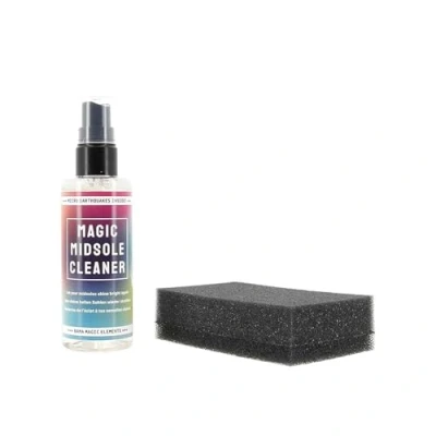 Bild av Bama Magic Cleaner Kit för skorengöring, rengöringsspray sulor, biologiskt nedbrytbar sneakerrengöring, 100 ml svamp