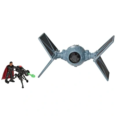 Bild av Star Wars Mission Fleet Stellar Class Moff Gideon Outland TIE Jägare Attack of Imperium 6 cm stor figur och fordon, barn från 4 år