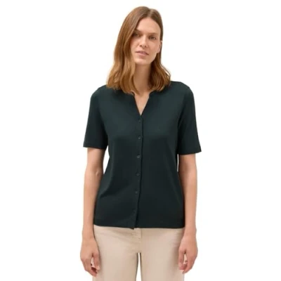 Bild av CECIL T shirt i tunika look Ink Green XS