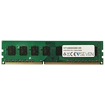 Bild av V7 V7128004GBD DR skrivbord DDR3 DIMM minne 4 GB (1 600 MHZ, CL11, PC3 12800, 240pin, 1,5 volt, dubbel rank)
