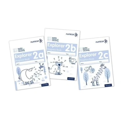 Bild av Numicon: Number, Pattern and Calculating 2 Explorer Progress Books ABC (Mixed pack)