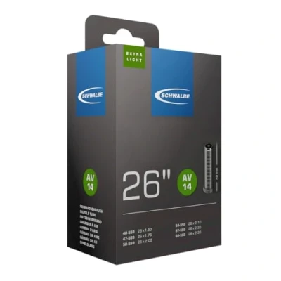 Bild av Schwalbe 10424340, Schraderventil, 26, 38.1 59.69 mm, 4 cm, Sort, Tyskland