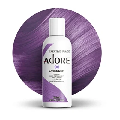 Bild av Adore Shining Semi Permanent hårfärg, 90 lavendel