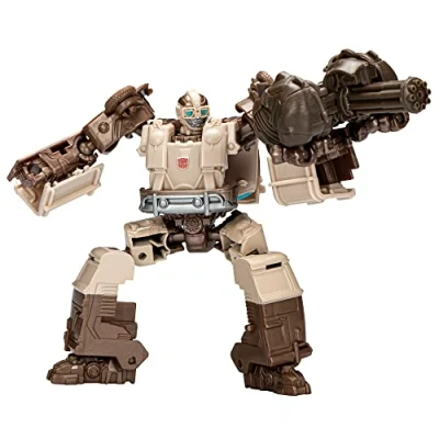 Bild av Filmen Transformers: Rise of the Beasts, Beast Alliance Weaponizers 2 pack med Wheeljack leksak, från 6 år, 12,5 cm