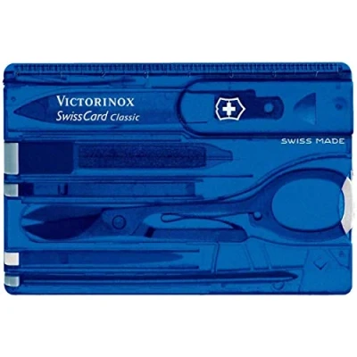Bild av Victorinox, Multitool Karte, Swiss Card Classic, Taschenmesser, in Kreditkartenformat, 10 Funktionen, Spitzklinge, gerade, Schere