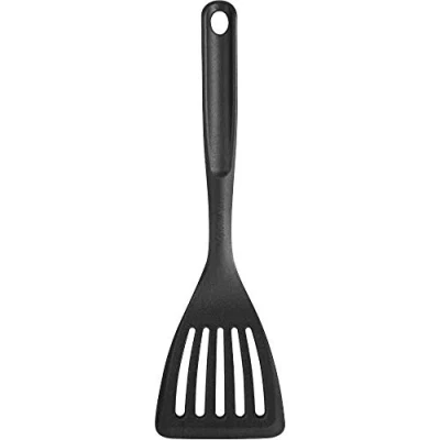 Bild av Stekspade med hål 29,5 cm Designad för att Göra Livet i Köket Enklare Professionella Köksredskap och Tillbehör Exceptionella Resultat Svart Polyamid GastroMax