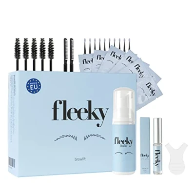 Bild av fleeky ögonbrynslyftningsset Brow lift Kit för ögonbryn på fleek, ögonbrynslaminering, perfekt tjejkvällar, mors dag, födelsedagspresent till flickvännen (Maxi)