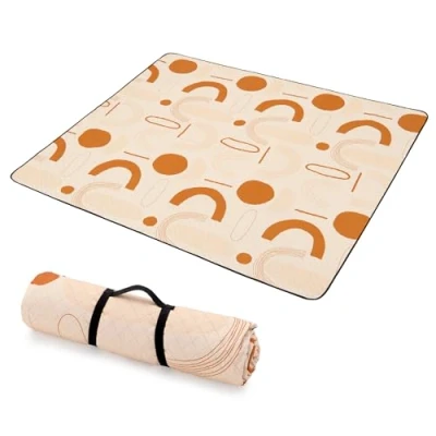 Bild av Naturehike Picknickfilt 210 x 240CM Bärbar Stor Campingfilt Mjuk Strandmatta Vattentät Tvättbar för Park Trädgård Strand Picknick