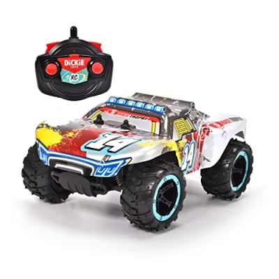 Bild av Dickie Toys 201105004 Race Trophy Radiostyrd Bil 1:20 2 Kanaler, 2,4 GHz, Fjädring, Gummidäck och Hastighet Upp till 9 km/h, 22 cm, Från 6 år